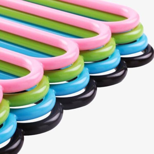 587 5 In 1 Multipurpose Plastic Hanger Assorted (5-layer) 587 5 In 1 Multipurpose Plastic Hanger Assorted (5-layer)